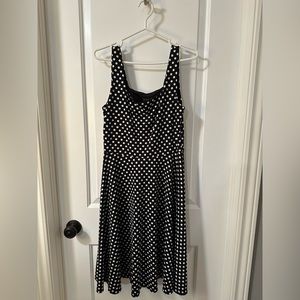 Nina K polka dot dress - Made in Canada - size Medium